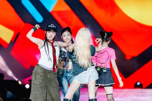 ▲Baby DONT Cry場上致敬BLACKPINK，表眼前輩神曲《Lovesick Girls》。（圖／讀者提供）