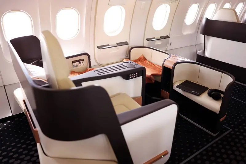 ▲全球唯二、馬爾地夫首創的全商務艙服務型航空公司 Beond Airline。（圖／Beond Airline提供）