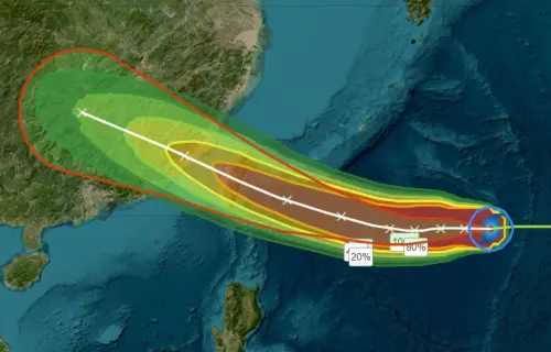 楊柳颱風路徑又南修了！吳德榮：侵襲台灣機率80%　可能2地區登陸
