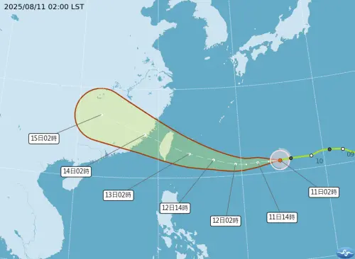 楊柳颱風有望停班停課？7縣市暴風侵襲率破80%　風雨最劇烈時刻曝

