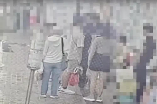 ▲北車近日發生丈夫在大庭廣眾之下對妻子家暴事件。（圖／翻攝Threads）