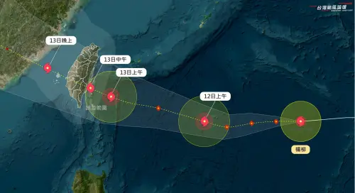 楊柳颱風路徑再南修！專家曝「1情況」危險了：登陸台灣前變更強
