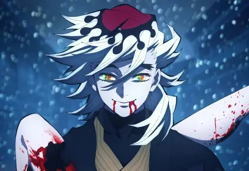 ▲《劇場版「鬼滅之刃」無限城篇 第一章 猗窩座再襲》中，最讓人討厭之一的角色包含「上弦之貳・童磨」，而聲演該角色的宮野真守。（圖／童磨| 鬼滅之刃Wiki | Fandom）