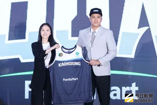 ▲高雄全家海神第6順位選進廖偉皓。（圖／記者朱永強攝，2025.08.11）