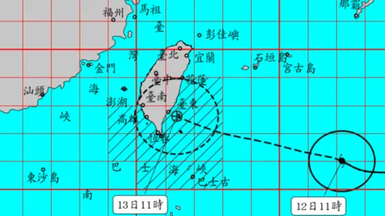 直播／楊柳颱風午後發陸警！最新路徑貫穿台灣　氣象署11:40說明
