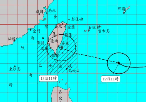 楊柳颱風加速逼近！陸警今天下午發布　「4縣市」將成首波警戒區
