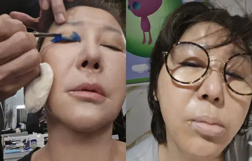 ▲藍心湄秀素顏曝長臭嘴角！粉絲點出1身體警訊　擔心喊：快看醫生。（圖／藍心湄 Hsin-Mei Lan FB）