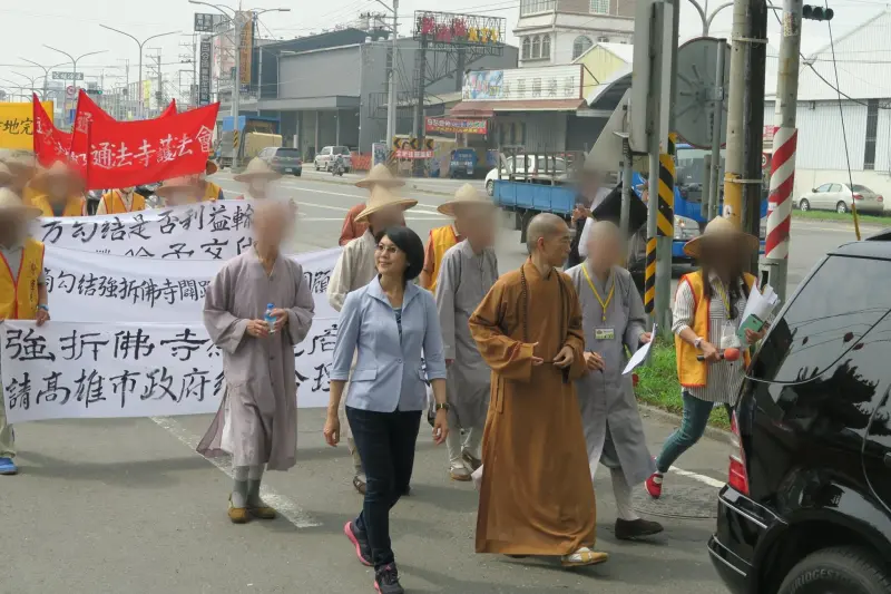 ▲林岱樺的父親林三郎過世後停靈在通法寺,釋煌智以林三郎為名成立基金會,卻因為讓員工輔選林岱樺而涉嫌背信與公益侵占罪。(圖/翻攝臉書)