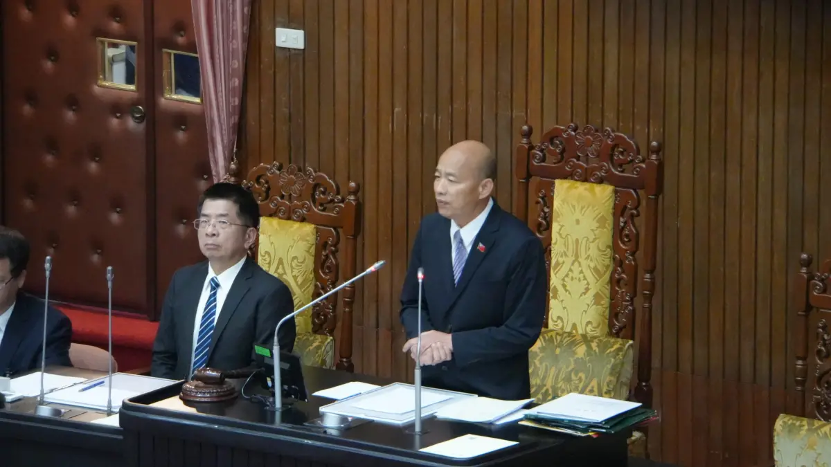 ▲韓國瑜預告將在823過後修法軍公教年金改革。（圖／記者呂炯昌攝）