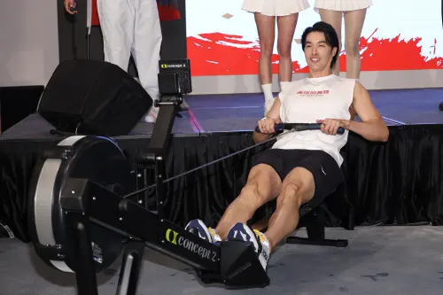 ▲錦榮健身已經超過25年，這次參加節目，他發現自己有很多弱點和沒做過的動作。（圖／記者陳明安攝）