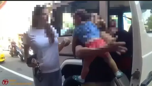 32度酷暑1歲幼童反鎖豪車內 淡水警果斷破窗救援
