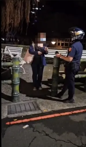 ▲破窗員警林加宸7月20日即時攔阻被害人面交200萬元給車手。（圖／翻攝畫面）