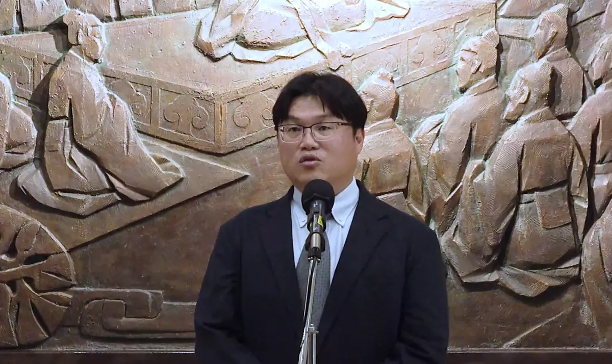 ▲教育部常務次長朱俊彰今日針對台師大女足案說明。（圖／教育部提供）