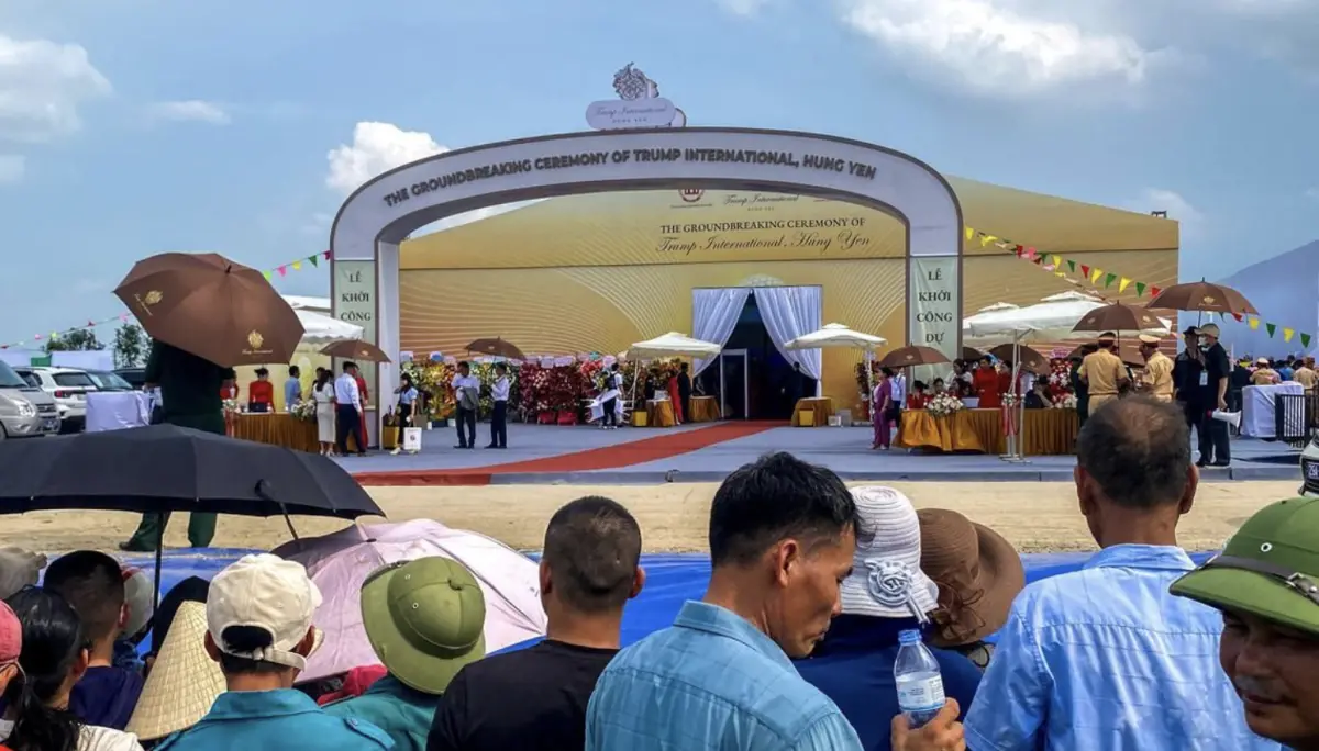 ▲美國川普集團將在越南興安省開發高爾夫球場，當地農民被要求搬遷，引發爭議。（圖／路透社／達志影像）