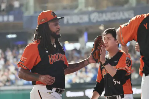 ▲統一獅洋投飛力獅今日對富邦悍將投出單場7保送。（圖／統一獅提供）