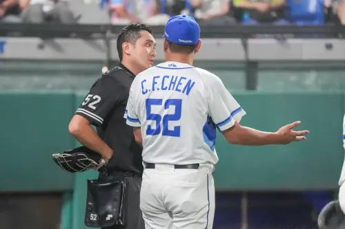 ▲富邦悍將總教練陳金鋒曾經連續2天上場抗議。（圖／富邦悍將提供）