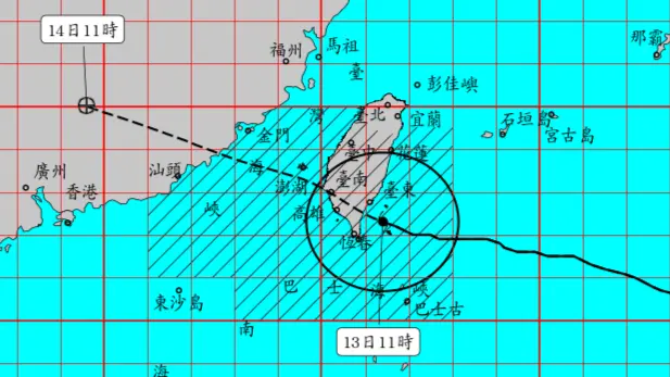 直播／楊柳颱風達巔峰侵台！飆速中午登陸台東　氣象署11:40說明