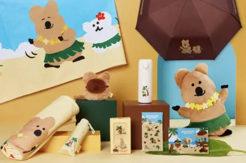 ▲爭鮮聯名DINOTAENG！8月20日開搶短尾矮袋鼠QUOKKA與BOBO周邊商品。（圖／爭鮮提供）