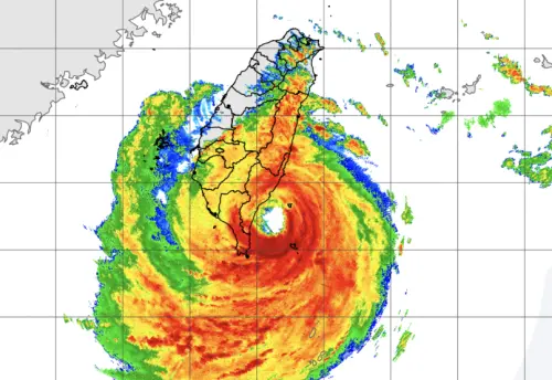 楊柳颱風眼超大一顆！氣象署：台東「太麻里、大武」登陸機率最高
