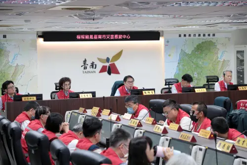 楊柳登陸　黃偉哲：防颱不鬆懈市府超前部署守護市民安全
