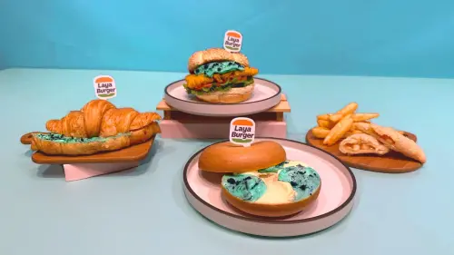 ▲拉亞漢堡今年推出夏日薄荷巧克力活動，讓消費者體驗日本風靡的早餐新浪潮。（圖／拉亞漢堡提供）