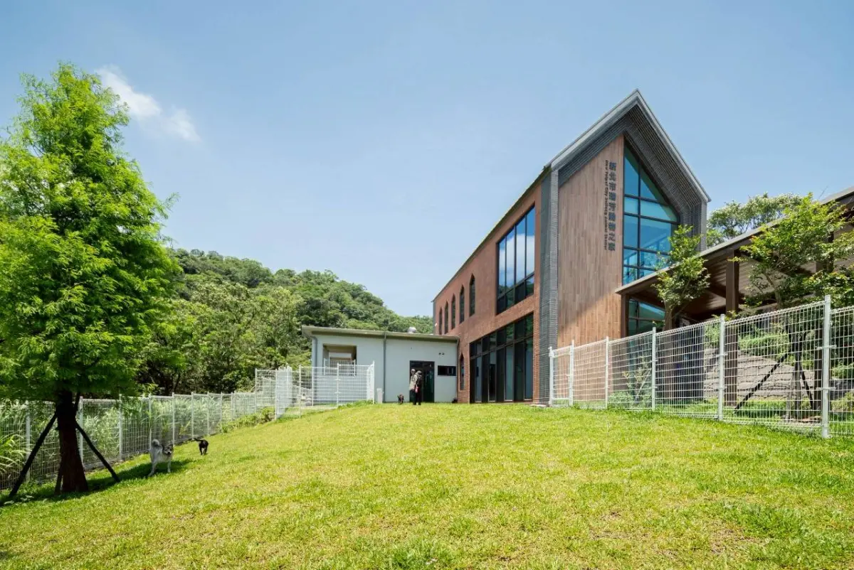 ▲坐落於山林綠意中的瑞芳動物之家，讓毛寶貝們自在奔跑、沐浴陽光，享受真正的「家」。（圖／新北市農業局提供）