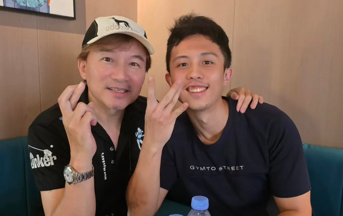 ▲孫鵬（左）與兒子孫安佐（右）家庭風暴近期不斷遭到爆料，對此有網友挖出名嘴許聖梅過往的節目片段，發現養孫安佐驚人開銷，包含種種官司，竟至少3000萬台幣。（圖／狄鶯 臉書）