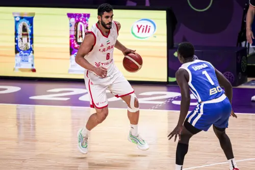 ▲伊朗後衛阿米尼展現法甲輪換等級的實力，這屆亞洲盃切爆所有後場和側翼，對我國一役砍下30分。（圖／取自FIBA亞洲盃官網）