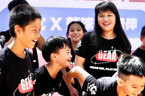 ▲烏來小朋友們開心參與本次公益活動。（圖／Gear齒輪運動俱樂部提供）