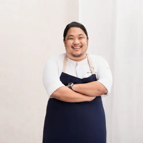 ▲煙波國際觀光集團邀請馬來西亞米其林一星餐廳 Restaurant au Jardin 主廚史金福（Kim Hock Su）設計甜點。（圖／新竹煙波提供）