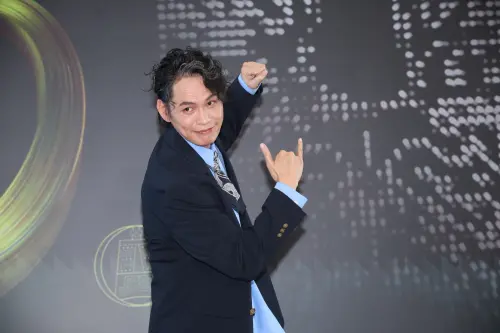 ▲黃鐙輝擔任金鐘60主持人，他表示將化身派對服務生，希望入圍者、獲獎者、觀眾都能開心參加盛會。（圖／記者江俊強攝影）