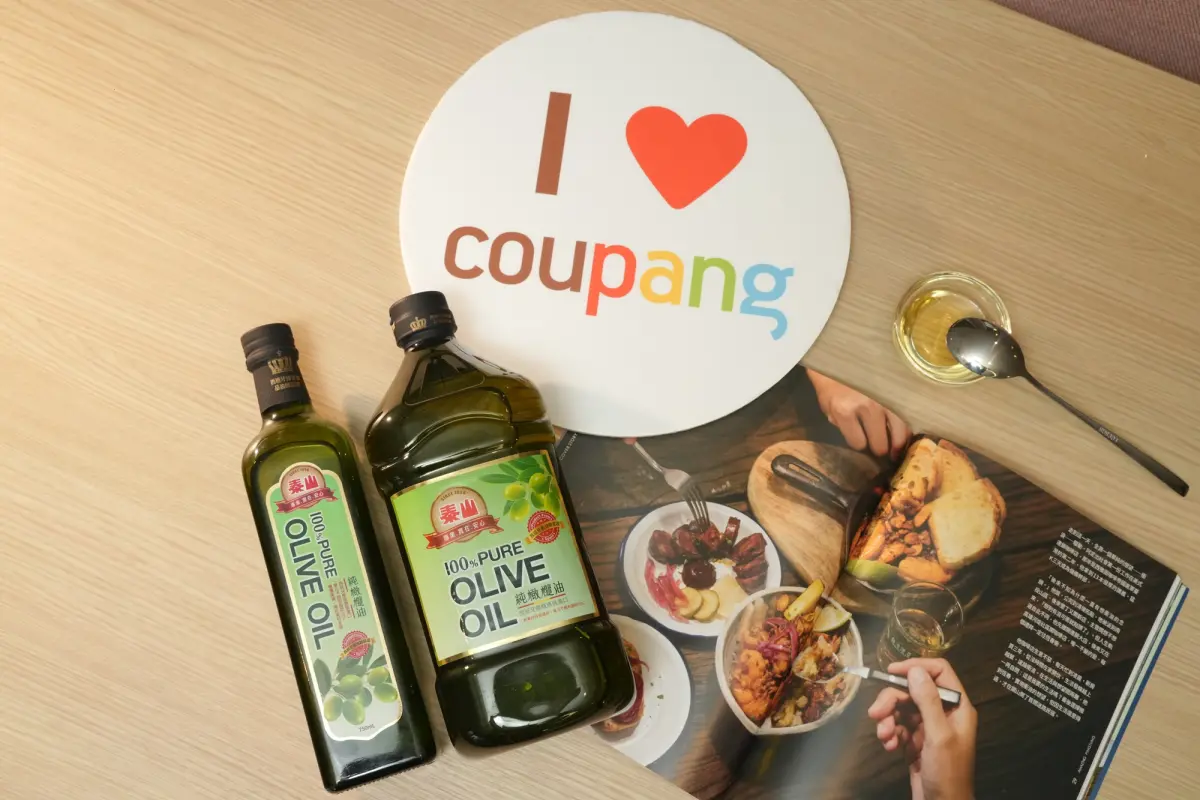 ▲Coupang酷澎與泰山為顧客提供最好的商品！獨家上架西班牙原瓶原裝100%純橄欖油，為佳餚更添優質美味。（圖／業者提供）