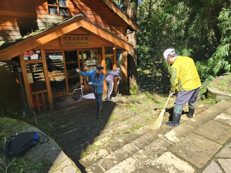 倒木、枯枝散落步道！阿里山國家森林遊樂區　待整理後恢復開園