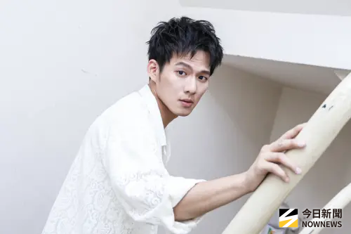 ▲方志友曾在與吳念軒（如圖）合作《粉紅色時光》時，傳出互動過於親密的傳聞。（圖／記者朱永強攝）