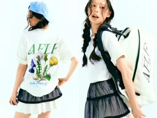 ▲迪卡儂Late Bloomers「T恤」699元、「旅行袋」1499元。（圖／迪卡儂提供）