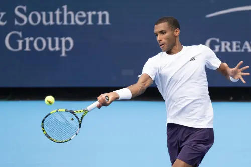 ▲辛辛那提大師賽來自加拿大的23種子阿里辛（Felix Auger-Aliassime）。（圖／美聯社／達志影像）