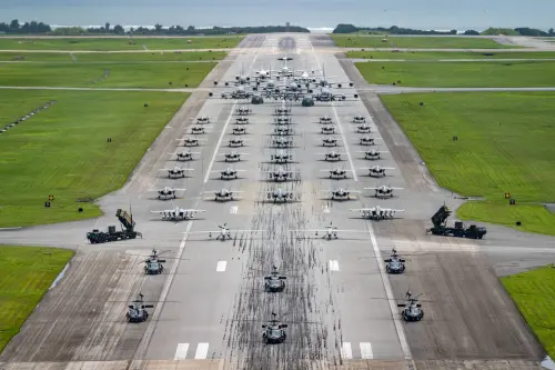 If Taiwan falls under Beijing’s control, the surrounding Taiwan Strait—particularly Japan and the United States—would face significant strategic pressure and heightened alert. Pictured is Kadena Air Base in Okinawa. (By U.S. Air Force Facebook)