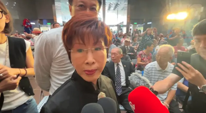 ▲外傳盧秀燕不選黨魁，前國民黨主席洪秀柱喊話，下定決心就勇往直前，不要考慮那麼多事情。（圖／翻攝畫面）