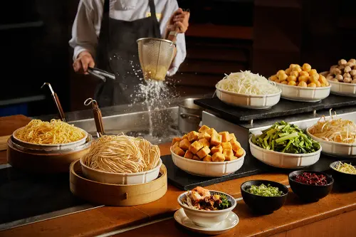 ▲台南遠東香格里拉推出「雙夜慢旅・果香老味」三天兩夜住房專案，入住即享一日遠東Café自助式早餐。（圖／台南遠東香格里拉提供）