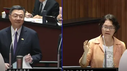 影／管太多？立委質詢卓榮泰問能源遭制止！韓國瑜要求談打詐議題
