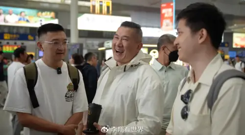 Holger Chen meets with UFWD-linked journalist Li Xiang in Shanghai, June 14, 2025 (Lixiangkanshijie Weibo photo)