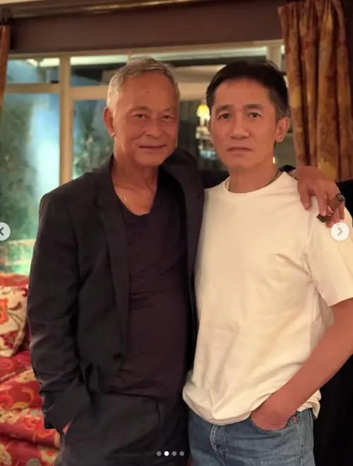 ▲周潤發、梁朝偉久違同框！70歲杜琪峯也在場　他暴瘦狀態掀關注（圖／劉嘉玲IG@carinalau1208）