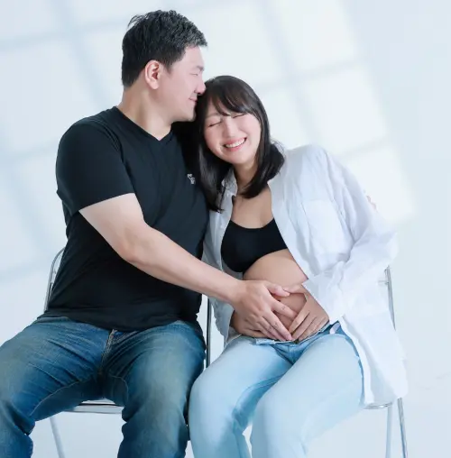 ▲織織懷孕生子承認已婚　首度公開老公長相（圖／織織IG@chichinote）