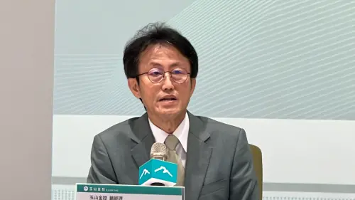 ▲玉山金控總經理陳茂欽談美對等關稅對台灣的影響。（圖／記者顏真真攝）