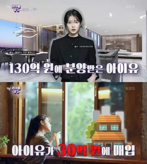 ▲IU曾以130億韓元（約新台幣3000萬元）購入位於首爾江南區清潭洞的豪宅。（圖／KBS Entertain YouTube）