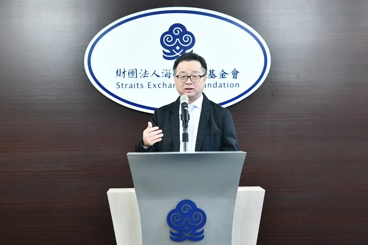 ▲海基會副董事長羅文嘉批，把軍演、逼近領海，說成是政府「嘴秋」、台灣「挑釁」，本質就是責任倒置。（圖／海基會提供）