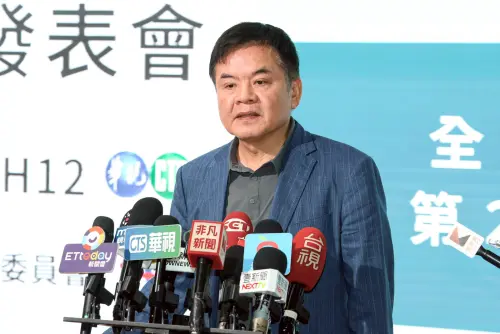 ▲莊瑞雄表示，本來預測童子賢有機會組閣，「還好你沒當行政院長！」。（圖／記者朱永強攝，2025.08.15）