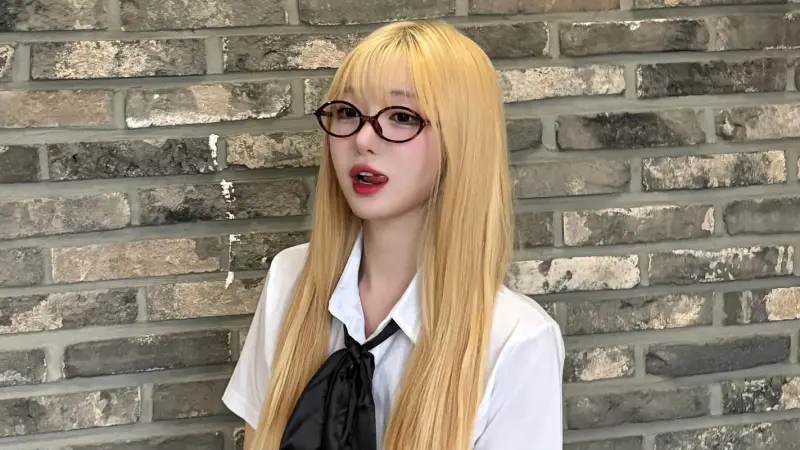 ▲味全龍韓籍啦啦隊女神權喜原來台2個月狂瘦7公斤，靠「忍住不吃美食+喝美式咖啡」維持體態，她在社群感謝粉絲支持，並暗示9月可能換深色髮，引發期待。（圖／翻攝自權喜原Threads）