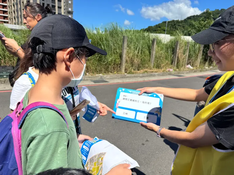  ▲「登入三鶯！城市探險隊」定向越野挑戰賽，透過運動結合城市文化，鼓勵大小朋友以雙腳探索城市。（圖／記者鍾怡婷攝） 