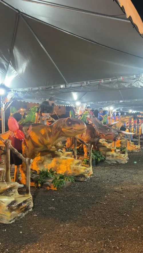 ▲中壢仁海宮夜市。（圖／記者賴禹妡攝）